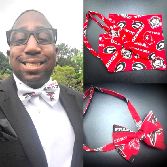 Morehouse Bow Tie & Pocket Square - Picture 2 of 13